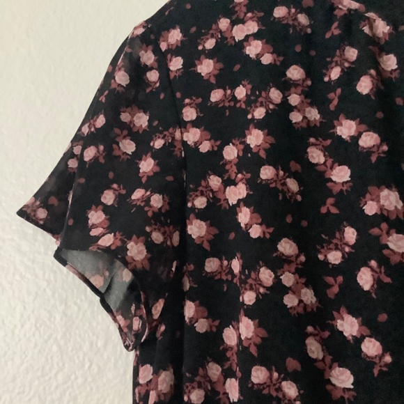 New Michael Kors Black / DstyRose Romper Size 6 - Picture 9 of 16